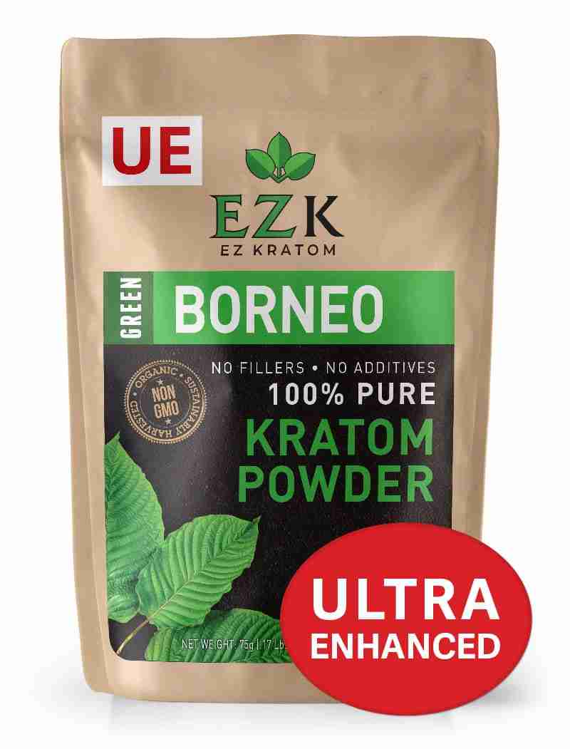 ULTRA ENHANCED Green Borneo Kratom Powder