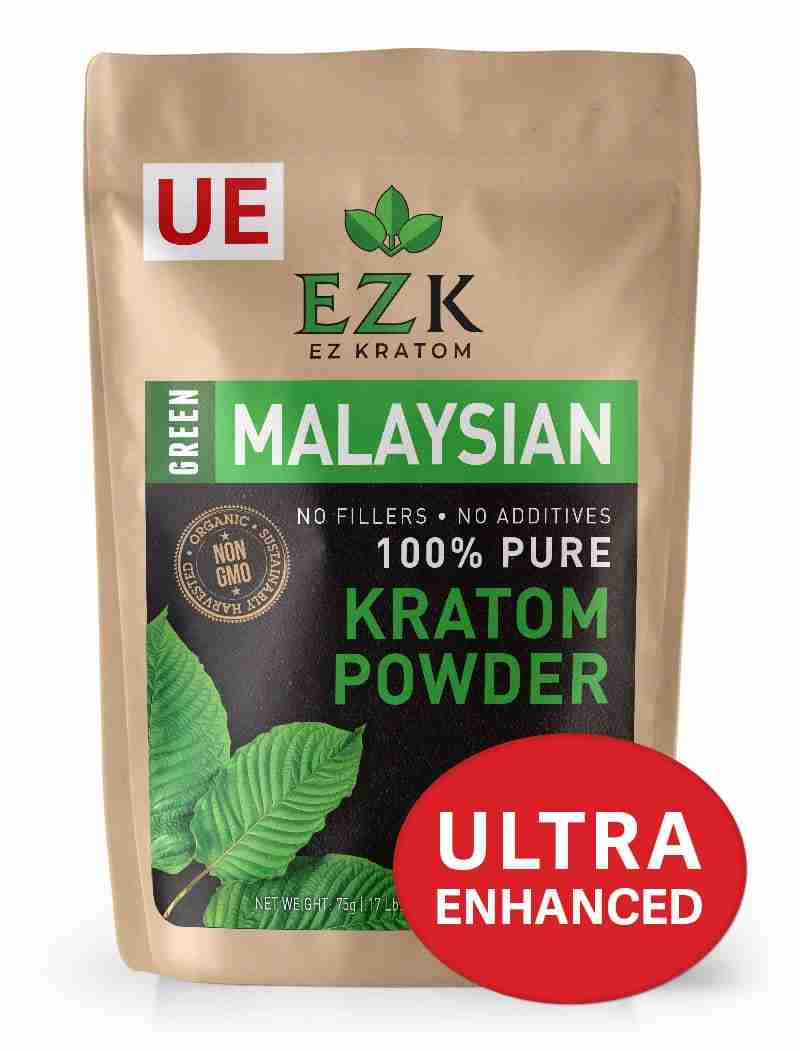 ULTRA ENHANCED Green Malaysian Kratom Powder