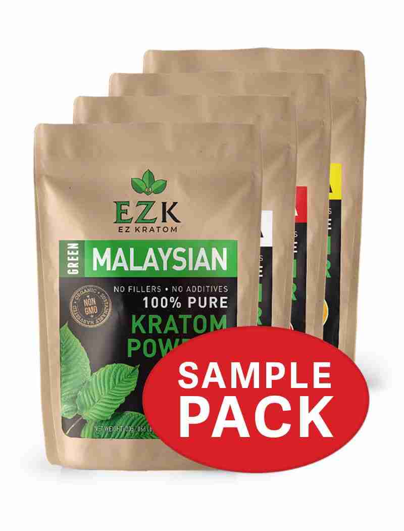 Kratom Sample Pack (4 Strains/28 Grams Per Strain)