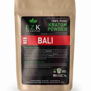 EZK Red Bali kratom 30g back
