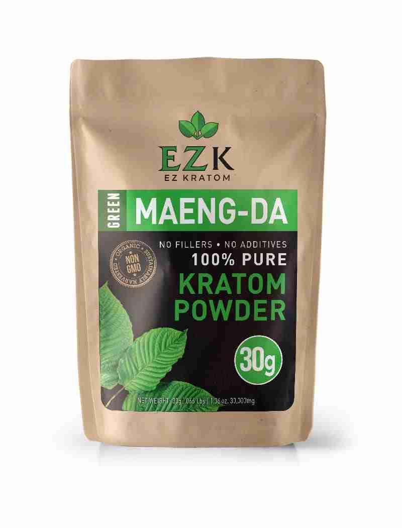 30g Green Maeng-Da "Retail Ready" Kratom Bags (per Case)
