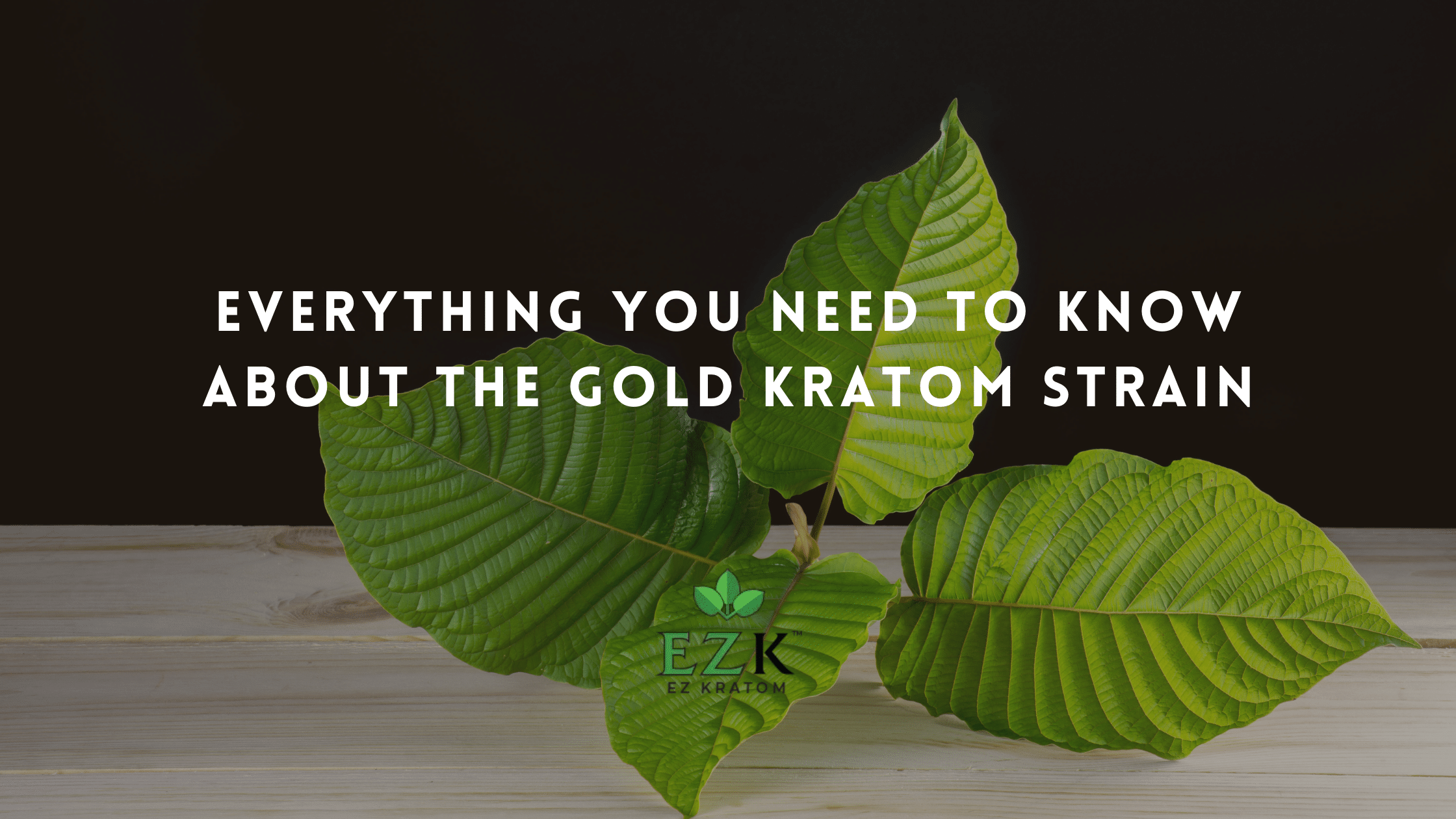 Everything You Need to Know About the Gold Kratom Strain